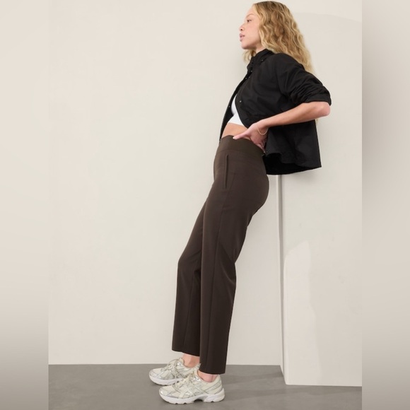 NWT Athleta Endless Truffle Pants size 16/T - Picture 1 of 11